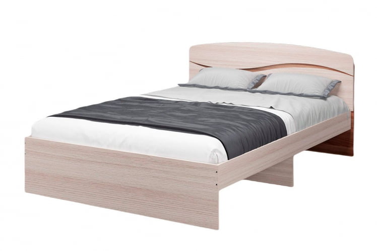 Кровать Валенсия, 1400*2000 мм, ясень шимо светлый/ясень шимо темный_0