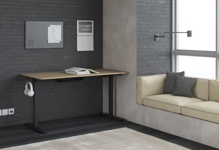 Стол подъемный электрический КСТЕН-УП АТ-002 Дуб светлый/черный / XTEN-UP AT-002_1