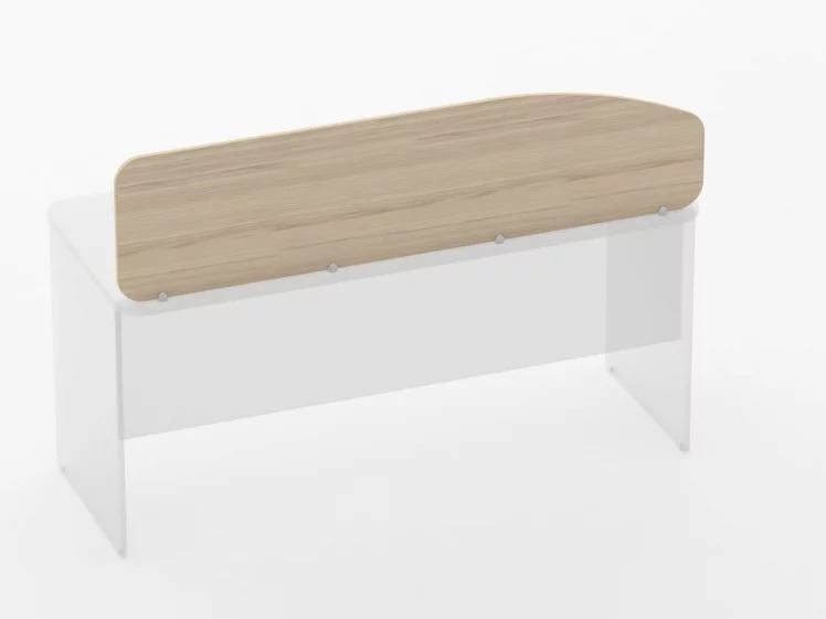 Экран разделительный Глассй 5.12.16 Орех / Glassy_1