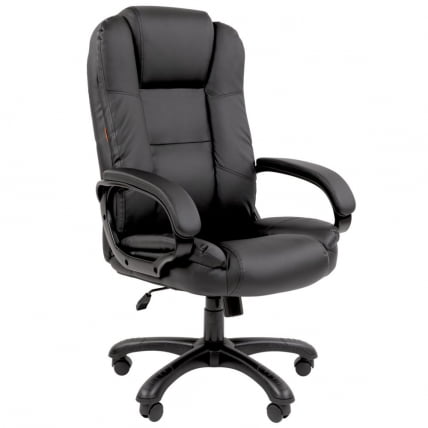 Кресло офисное CХАИРМАН 600 экокожа Черный / CHAIRMAN_0