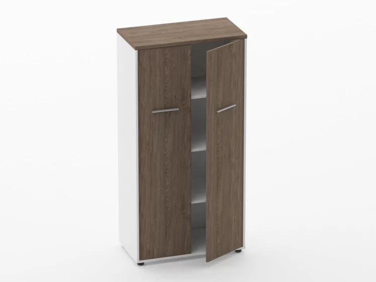 Шкаф 3 широкий закрытый, 2 двери Дека 10.16.141 Дуб Верцаска/Белый / Deka_1