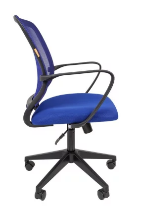 Кресло для оператора Чаирман 698 блаcк ТВ Синее / Chairman black TW_2