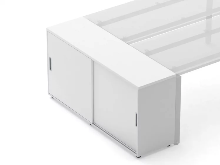Тумба-купе для рабочего модуля Дека 9.02.145 Белый / Deka_2