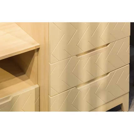 Шкаф универсальный Сканди с ящиками Жемчужно-белый_7