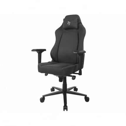 Геймерское кресло Ароззи Примо Вовен Фабриc Блаcк Грей лого / Arozzi Primo Woven Fabric Black Grey logo_1