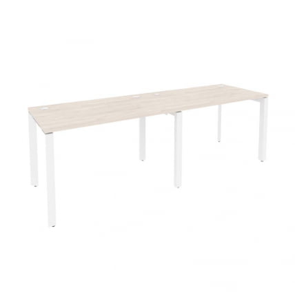 Рабочая станция на П-образном м/к ОНИКС О.МП-РС-2.2.7 Денвер Светлый/Белый / ONIX O.MP-RS-2.2.7_0