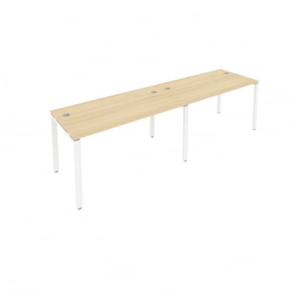Рабочая станция на 2 раб.места Метал Сйстем Б.СМ-2.3 Акация/Белый / Metal System_0