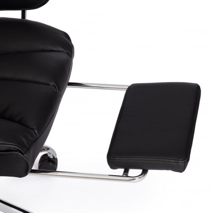 Кресло Комфй CР кож/зам, черный / Comfy CR_15