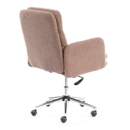 Кресло Довер хром букле, коричневый, барни кокоа / Dover barni cocoa_2