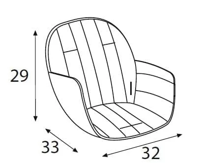 Текстиль в стул Микуна ОВО ЛУКСЕ ТКС-1646 Планет / Micuna OVO LUXE TX-1646 Planet_6