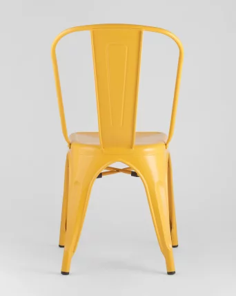 Стул ТОЛИКС с высокой спинкой Желтый глянцевый / TOLIX_5
