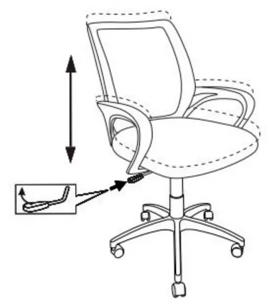 Кресло офисное Бюрократ CХ-695НЛТ Оранжевый / CH-695NLT_4