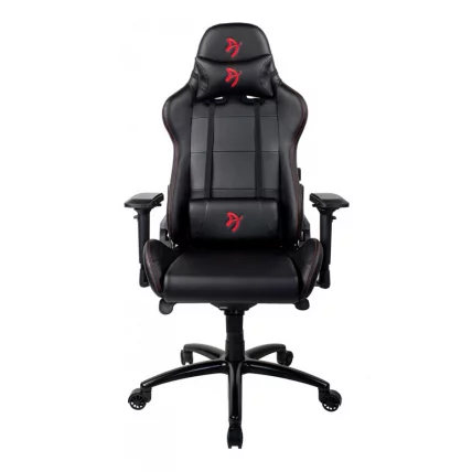 Геймерское кресло Ароззи Верона Сигнатуре Блаcк ПУ Ред Лого / Arozzi Verona Signature Black PU Red Logo_2