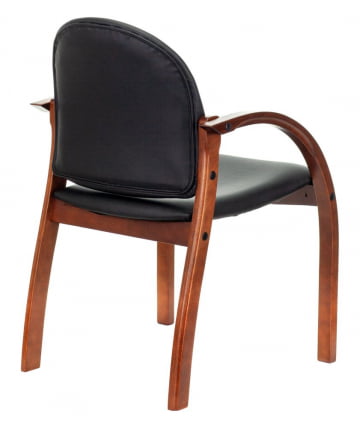 Кресло для посетителя Бюрократ Джуно Черный_3