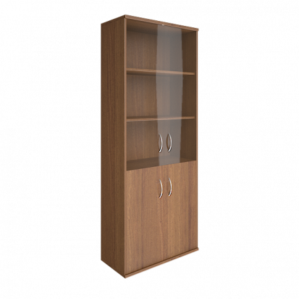 Шкаф высокий широкий Рива А.СТ-1.2 Орех Гварнери / Riva_0