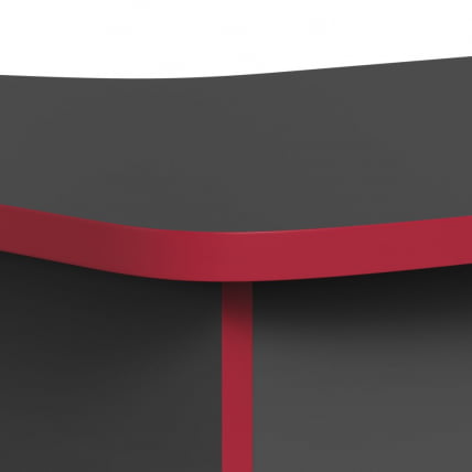 Игровой компьютерный стол СКИЛЛЛ СТГ 1385.1 антрацит/красный / SKILLL STG_5