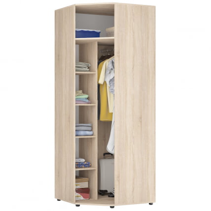 Шкаф распашный Алиса(Х6_М2) 2230х854х854 с торцевой ручкой (ЯАТ) / Алиса(H6_M2)_1