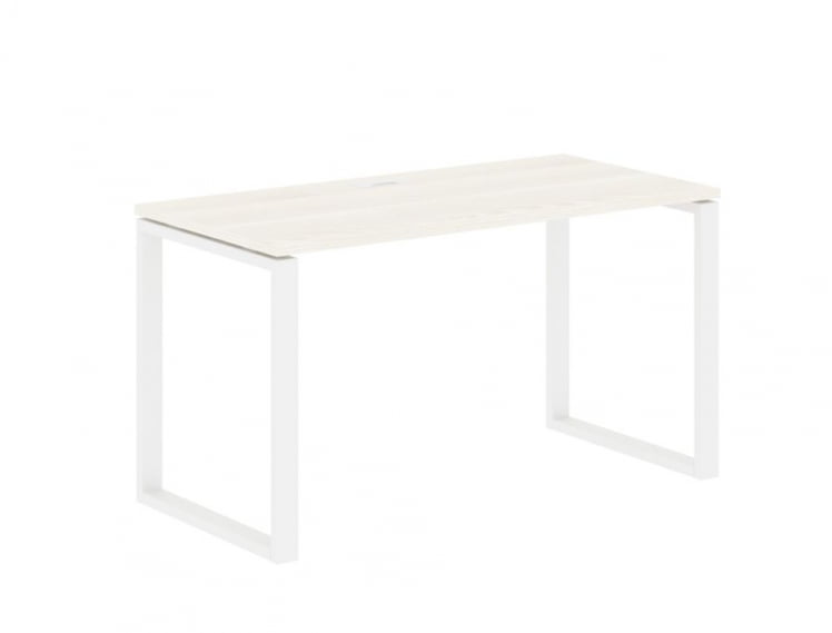 Стол письменный ЕДИС ЕКСТ 1367 Ясень Траун Белый / EDIS EQST_0