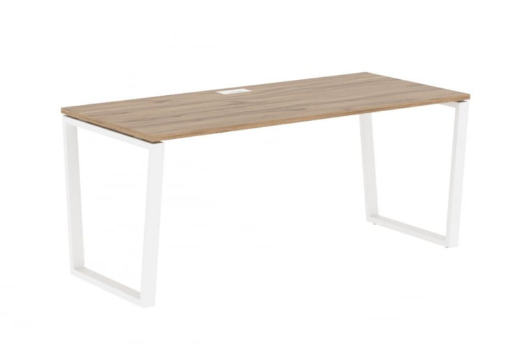 Стол письменный ЕДИС ЕВСТ 1780 Дуб Денвер светлый Белый / EDIS EVST_0