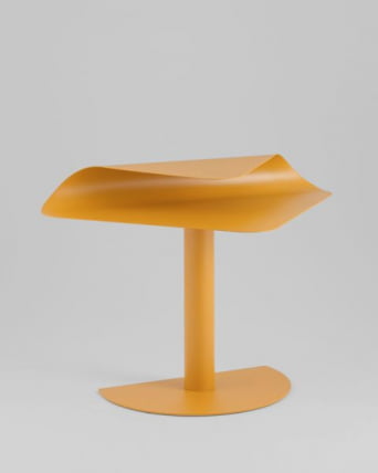 Журнальный столик Корнеа металл желтый / Cornea_4