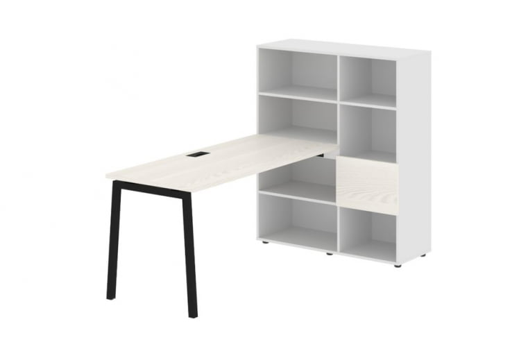 Рабочая станция ЕДИС ЕЛРСТ 1115 Ясень Траун Черный Белый / EDIS ELRST_0