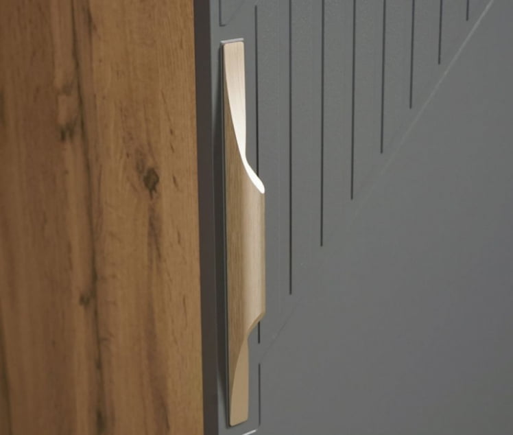 Шкаф-пенал (лев/прав) Монако 902.10 Дуб Вотан Графит_5