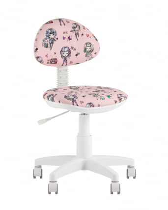 Кресло компьютерное детское УМКА Гирлс пластик белый / Girls_0