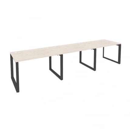 Рабочая станция на О-образном м/к ОНИКС О.МО-РС-3.2.8 Денвер Светлый/Антрацит / ONIX O.MO-RS-3.2.8_0