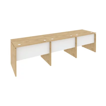 Рабочая станция ОНИКС О.РС-3.1.7 Тиквуд Светлый/Белый / ONIX O.RS-3.1.7_0