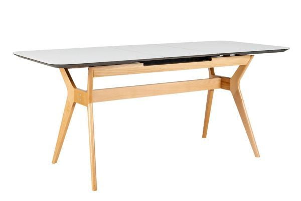 Стол раскл. Нарвик Гласс 120-150 Аутоматиc Натур/Лигхт матте гласс / Glass Automatic Natur/Light matte glass_9