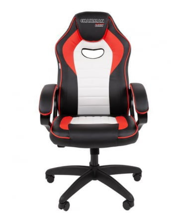 Кресло геймерское CХАИРМАН ДРАЙВ (ГАМЕ) 16 черный пластик черный/оранжевый/белый / CHAIRMAN (GAME)_1