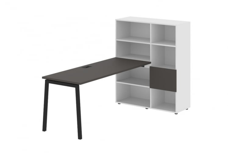 Рабочая станция ЕДИС ЕЛРСТ 1117 Мокко Черный Белый / EDIS ELRST_0