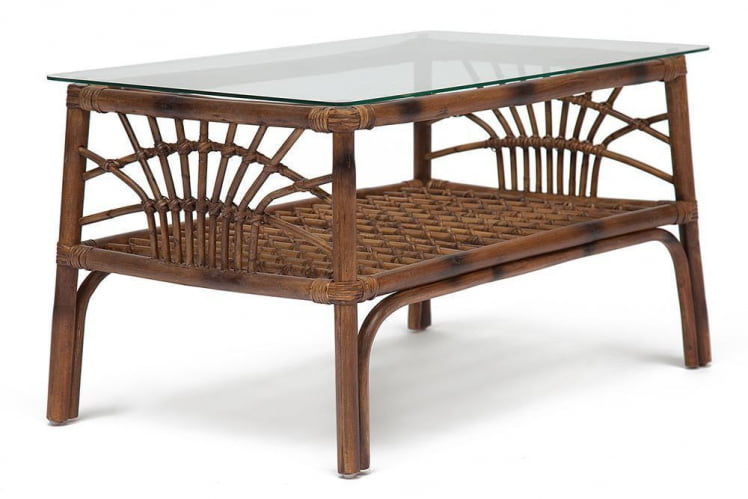 Столик кофейный Сеcрет Де Маисон Каванто натуральный ротанг, 83*53*47 см, коричневый античный / Бровн Антикуе / Secret De Maison Kavanto Brown Antique_0