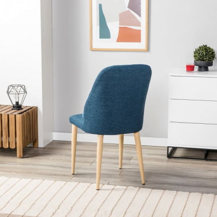 Стул Ален синий/нат.дуб / Alen_7