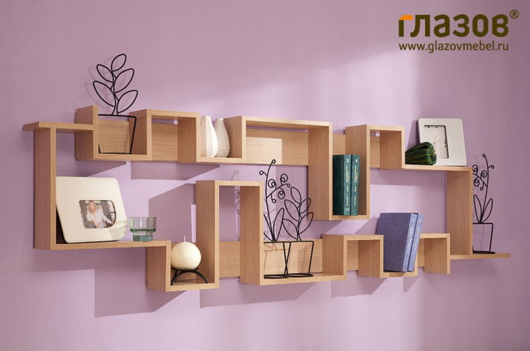 Стеллаж Твист Дуб Сонома / Twist_0