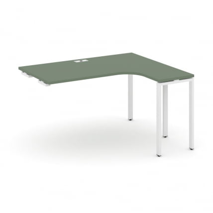 Стол-приставка к опорной тумбе/шкафу (правый) CОНCЕПТ CН.ОСАПР-005(Р) Дуб Мали Белый / CONCEPT CN.OSAPR-005(R)_0