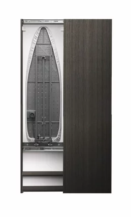 Шкаф со встроенной гладильной доской Ирон Бокс Еко (правый, купе) Венге / Iron Box Eco_0