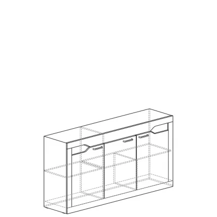 Тумба многоцелевого назначения Ронда 307_1