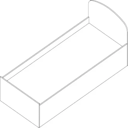 Кровать Проспект Гм.КР-8 венге_0