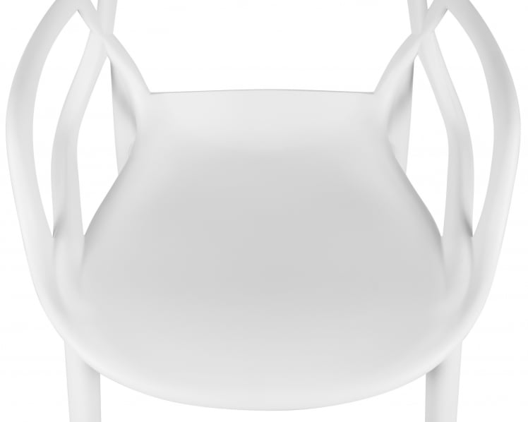 Стул барный ДОБРИН МАСТЕРС БАР Белый В-02 / DOBRIN MASTERS BAR W-02_7