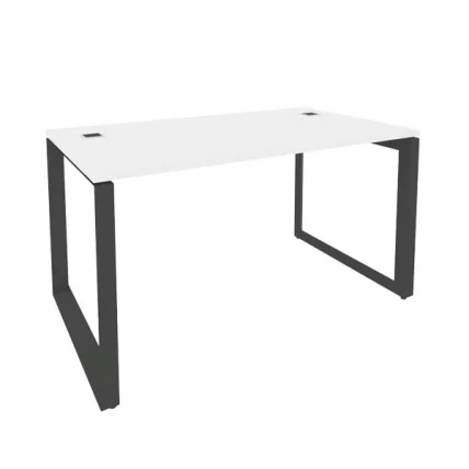 Стол рабочий руководителя на О-образном м/к ОНИКС О.МО-СРР-3.8 Белый Бриллиант/Антрацит / ONIX O.MO-SRR-3.8_0
