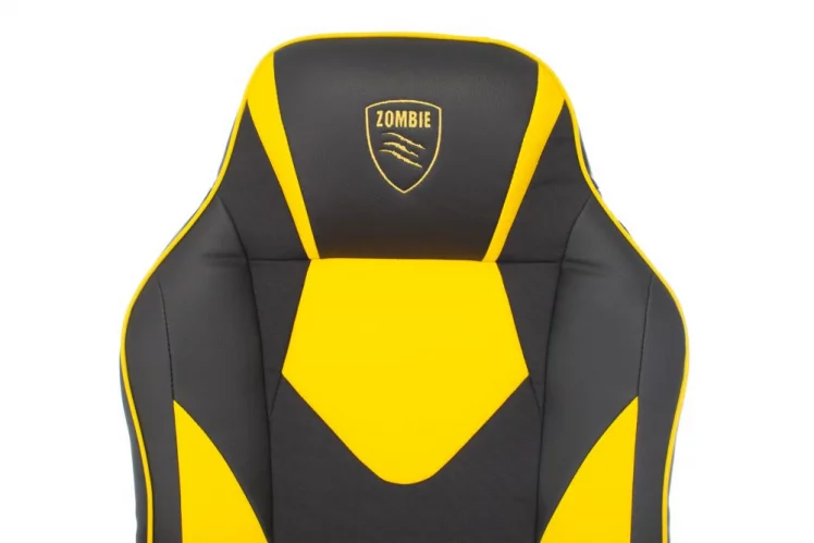 Геймерское кресло Зомбие ГАМЕ 17 Черный-желтый / Zombie GAME_5