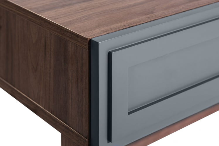 Стол письменный Нортон Серый / Norton_7