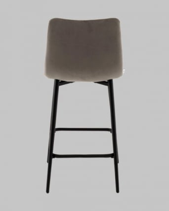 Стул полубарный Одди Диамонд велюр темно-серый / Diamond_5