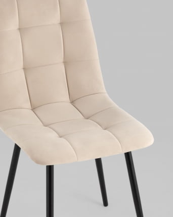 Стул Оливер велюр Бежевый / Oliver_7