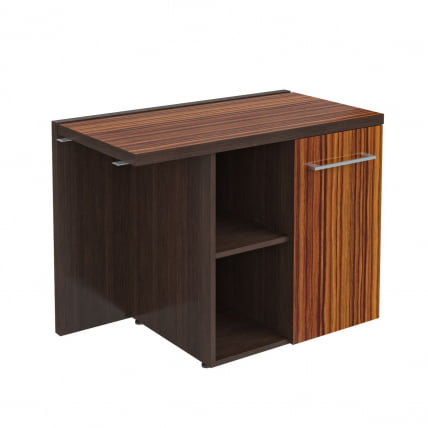 Тумба приставная МCРТ 1055Р Макассар/Венге Магия / MCRT 1055R_0