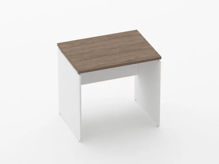 Стол прямой Дека ЛДСП каркас 75.06.08 Дуб Верцаска/Белый / Deka_0