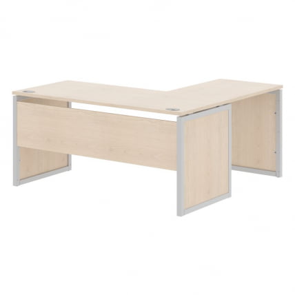 Стол письменный угловой левый КСТЕН-КП КСКПCТ 1615 Л Бук Тиара Серый / XTEN-QP XQPCT L_0