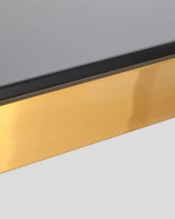 Журнальный столик ГЭТСБИ 55кс55 Золото стекло смоке / 55x55 smoke_5