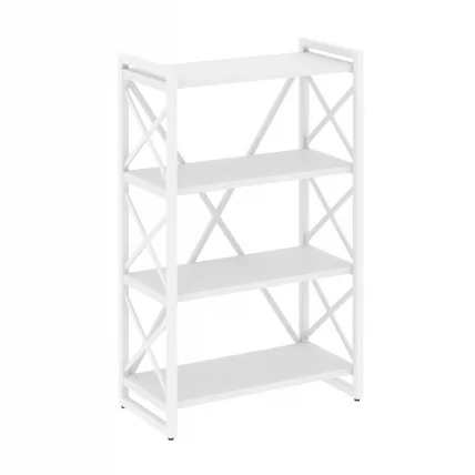 Стеллаж на регулируемых опорах - 4 полки ЛОФТ ВР.Л-МСТ.О-4.8 Металл белый Белый Бриллиант / LOFT VR.L-MST.O-4.8_0